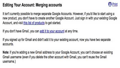 merge google accounts
