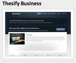 Thesify Business WordPress Thesis Skin