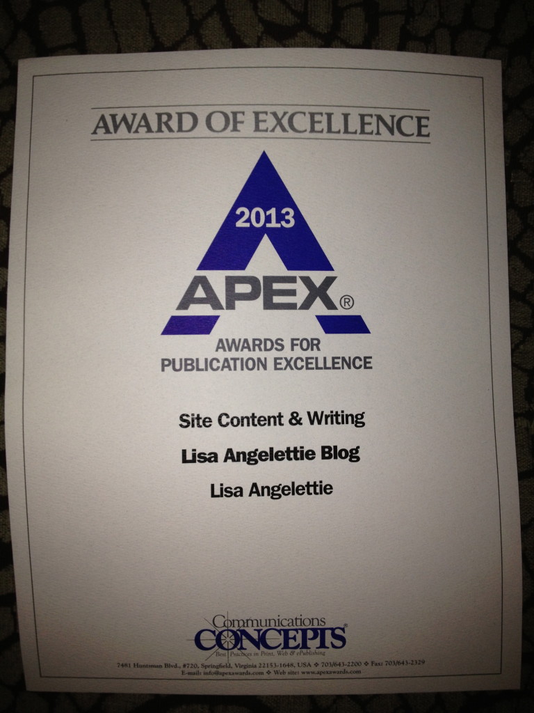 Apex Award 2013